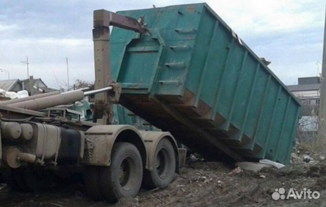 Вывоз мусора контейнер 20 м3 строительный