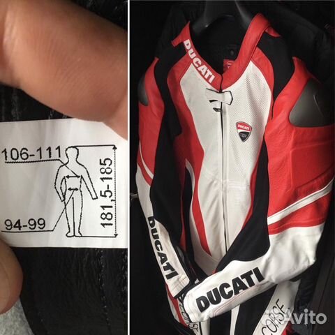 Мотокомбинезон Ducati из кожи кенгуру Мотокомбинезон Ducati из кожи кенгуру