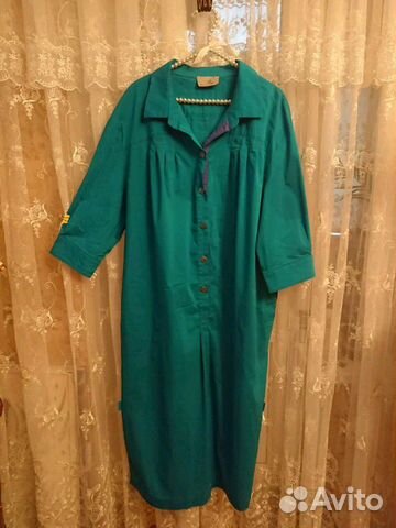 Платье-рубашка Ева коллекшн большой размер 60