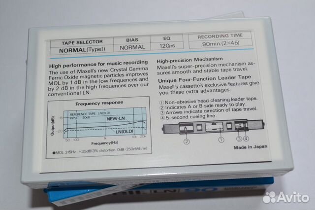 Аудиокассеты maxell LN 90