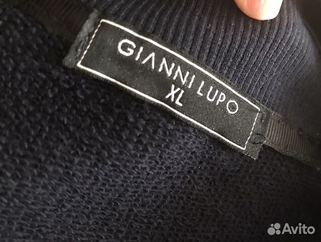 Итальянская толстовка-куртка Gianni Lupo XL Итальянская толстовка-куртка Gianni Lupo XL