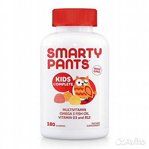 Мульти-витамины Smarty Pants для детей США Мульти-витамины Smarty Pants для детей США
