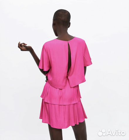 Zara платье фуксия
