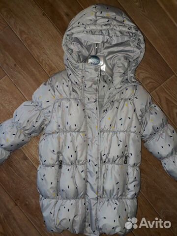 Куртка демисезонная (пальто) 98-104 button blue Куртка демисезонная (пальто) 98-104 button blue