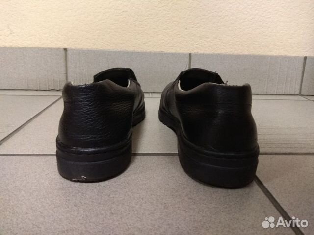 Туфли кожаные мужские уставные