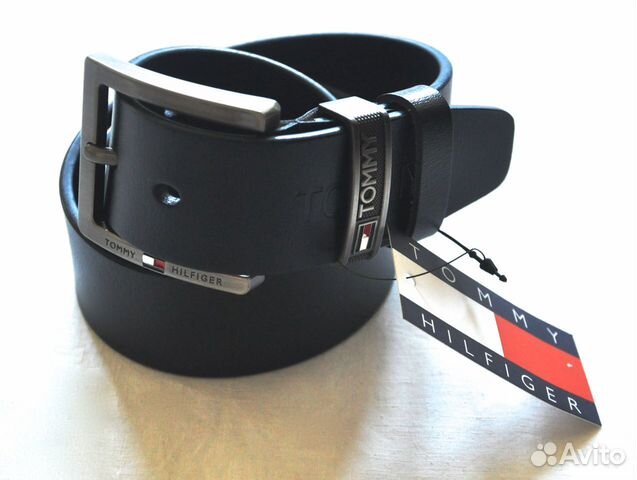 Мужской ремень / Tommy Hilfiger / новый (черный)