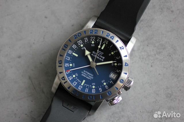 glycine airman world timer