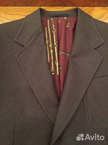 Gucci новый пиджак шерсть S-M оригинал