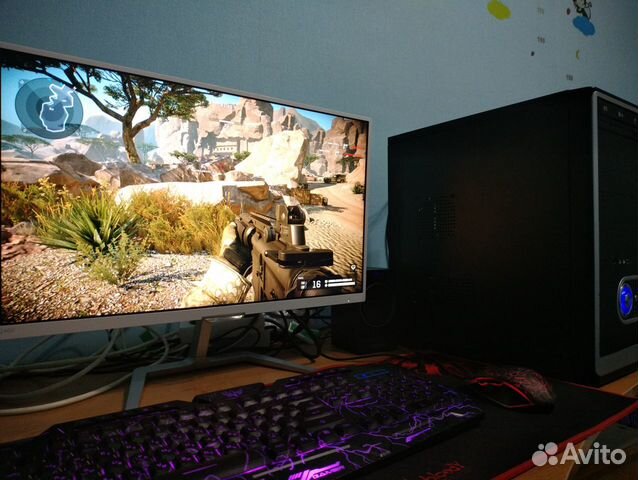 Игровой пк. i3 2105, RX 560 4гб, 8гб, 500гб
