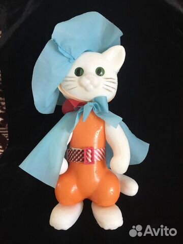 Кот в сапогах игрушка СССР