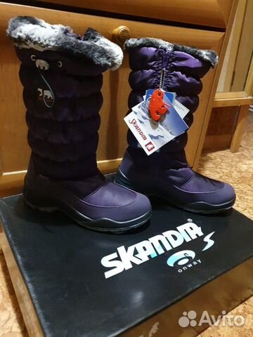 Сапоги зимние Skandia-tex девочкам