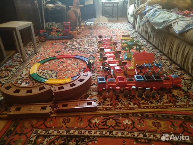 Железная дорога Elc большой набор+ещё дорога Железная дорога Elc большой набор+ещё дорога