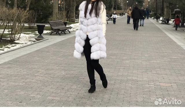 Жилетка из песца