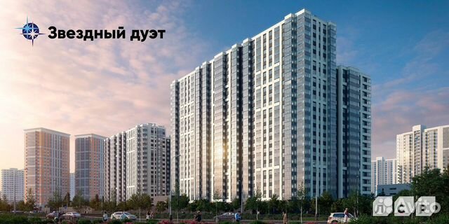 2-к квартира, 54.6 м², 21/24 эт.
