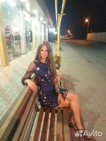 Платье синее с цветами прозрачное