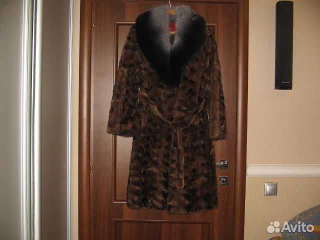 Шуба из кусочков Норки. Размер 44-46 Шуба из кусочков Норки. Размер 44-46