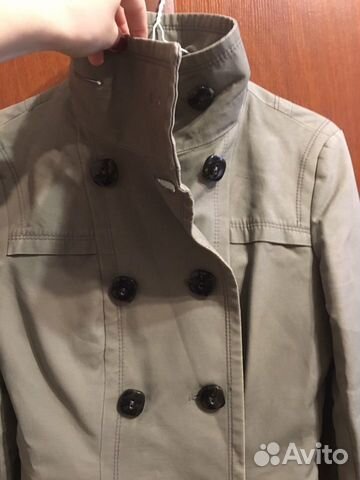 Тканевое пальто (плащ) Zara Woman размера S