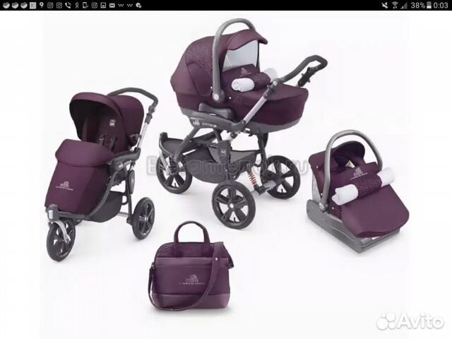 Коляска CAM Cortina tris evolution стразы