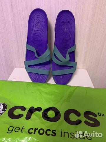 Crocs шлепанцы р.W7(p.37)