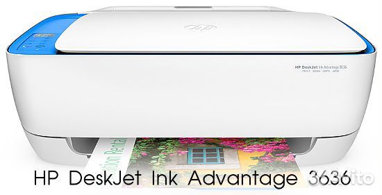 Принтер HP DeskJet Ink Advantage 3636 Принтер HP DeskJet Ink Advantage 3636