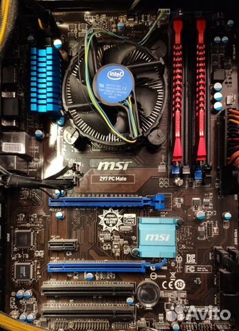 Комплект i3 4170+8gb ddr3+Мат.плата msi z97