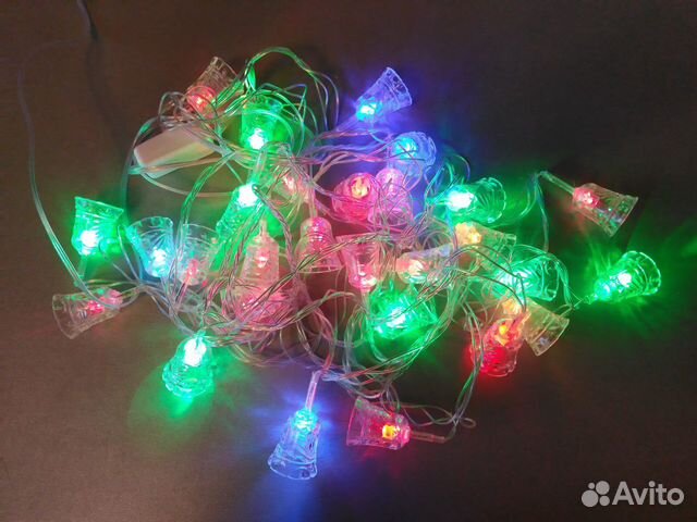 Гирлянда 5м колокольчики Гирлянда 5м колокольчики