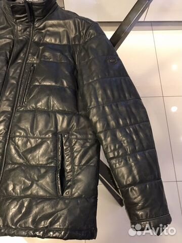 Кожаная куртка trapper 52 р утеплённая Кожаная куртка trapper 52 р утеплённая