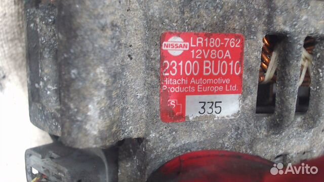 Генератор Nissan Primera P12, 2003 Генератор Nissan Primera P12, 2003