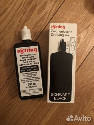 Rotring Тушь для изографов и рапидографов, черная Rotring Тушь для изографов и рапидографов, черная
