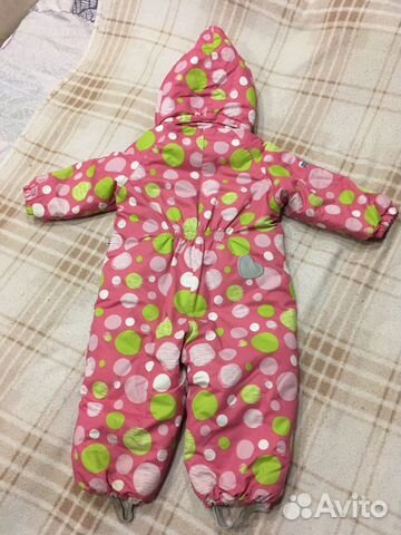 Комбинезон зимний теплый TokkaTribe размер 86см