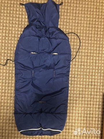 Зимний тёплый меховой конверт в коляску