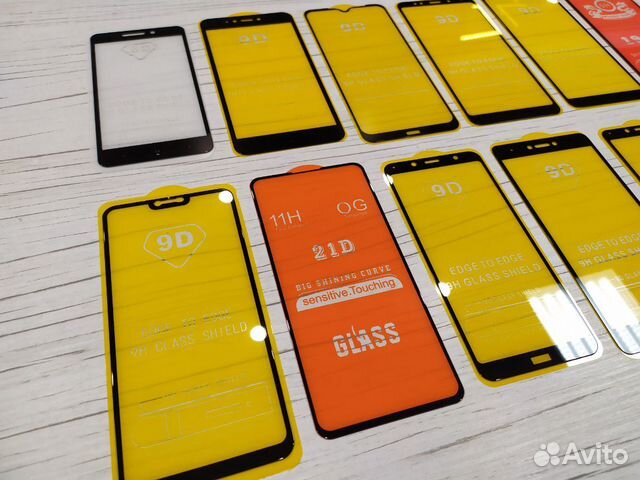 9D Защитные стекла для моделей Xiaomi