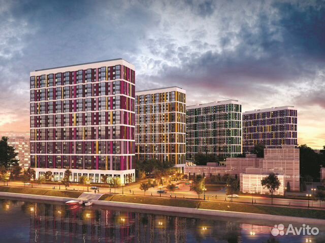 1-к квартира, 43.6 м², 4/22 эт.