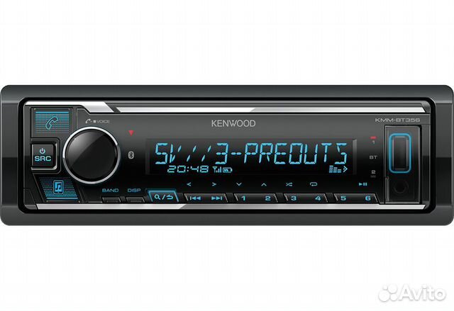 Kenwood KMM-bт356 Автомагнитола процессорная Kenwood KMM-bт356 Автомагнитола процессорная