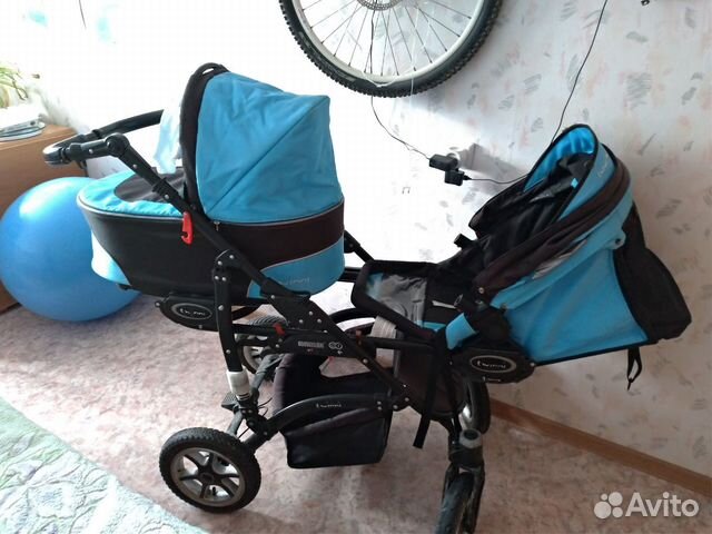 Коляска для двойни или погодок babyactive twinny
