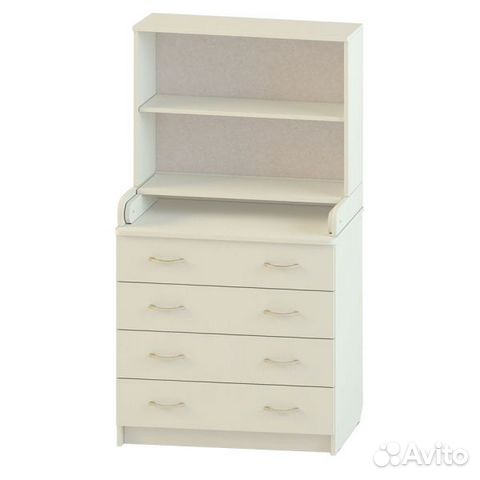 Пеленальный комод Атон кр 80/4 с полкой