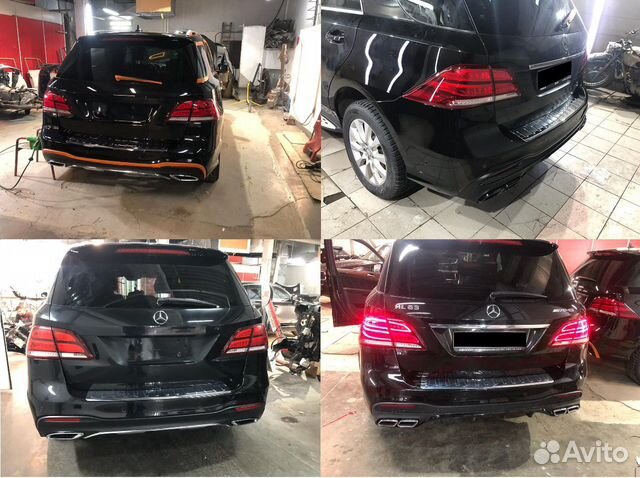 Переделка в рестайлинг Mercedes ML166 в GLE166