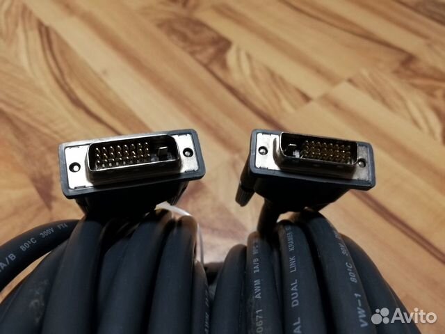 Кабели Dual-link DVI 15 м, VGA 15 м