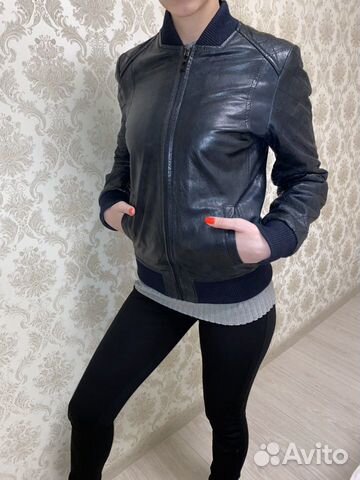 Куртка кожаная женская
