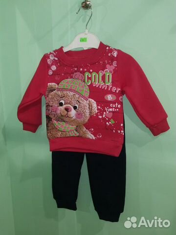 Новые утеплённые костюмы, Турция, р. 80,92,98