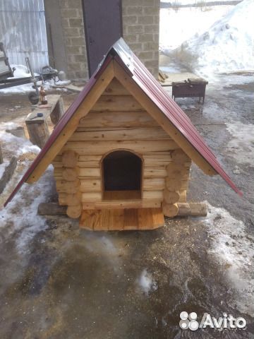 Деревянная будка для собак купить на Зозу.ру - фотография № 6