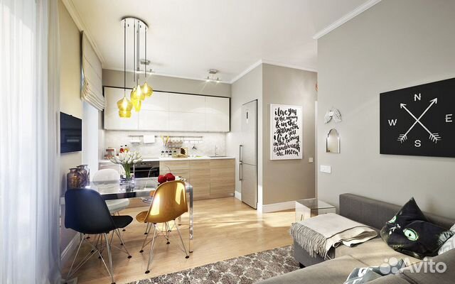 1-к квартира, 38 м², 2/7 эт.