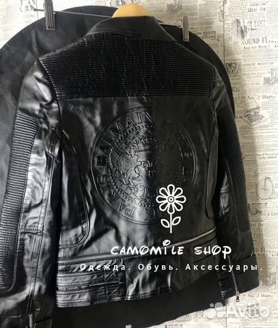 Кожаная куртка Balmain (42/44) Кожаная куртка Balmain (42/44)