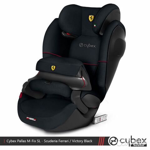 Автокресло Cybex Pallas M-Fix SL Ferrari Black Автокресло Cybex Pallas M-Fix SL Ferrari Black