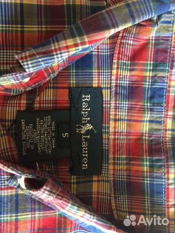 Рубашка Ralph Lauren рост 122