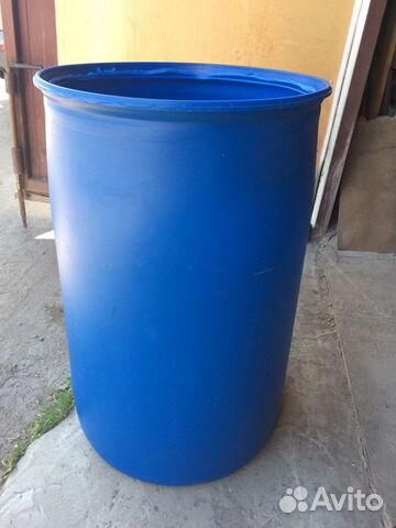 Бочка пластиковая 230л б/у