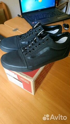 Кеды Vans old skool (black/black) Оригинал