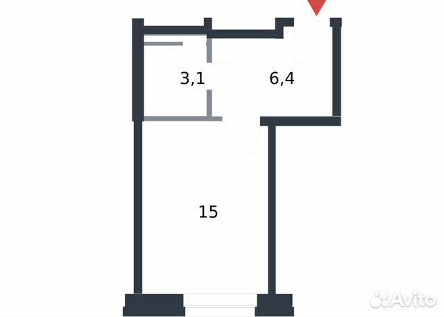 Студия, 24.5 м², 20/21 эт. Студия, 24.5 м², 20/21 эт.