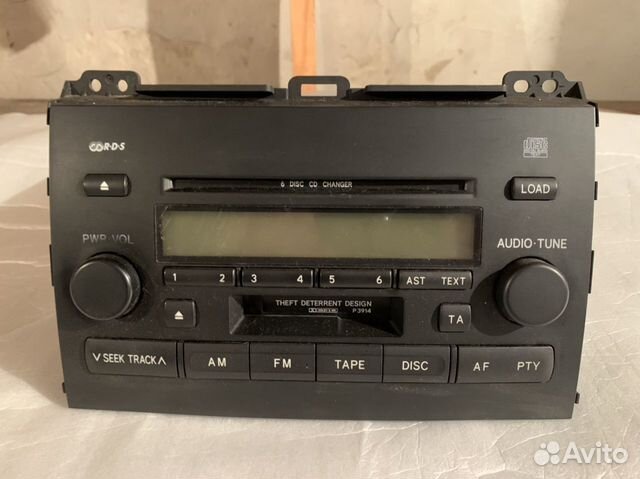 Штатная магнитолла Toyota