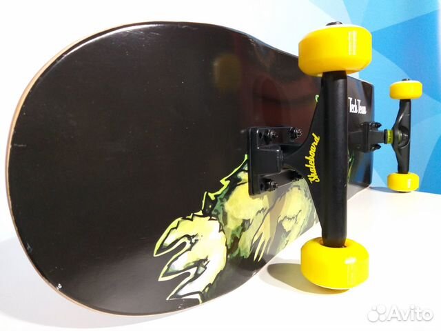 Скейтборд Tech Team TT Vulcan black, новый
